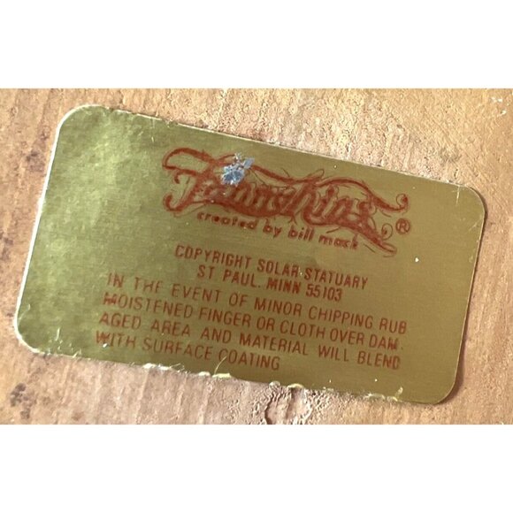 Vintage Figurine Of Praying Children At Table With "We Thank You Lord" Inscripti - Picture 6 of 7